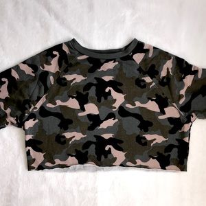 cropped crewneck